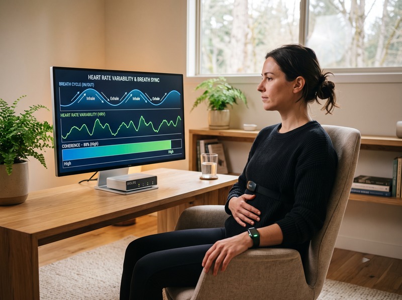 Biofeedback stress biến tín hiệu cơ thể thành phản hồi giúp người dùng tự điều chỉnh