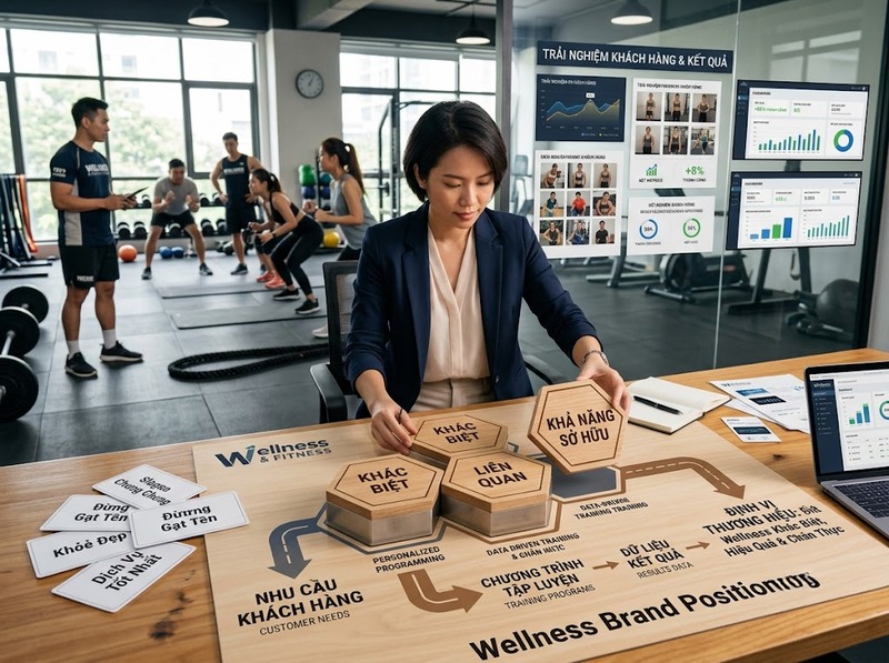 Đánh giá định vị wellness fitness qua khác biệt, liên quan và khả năng sở hữu
