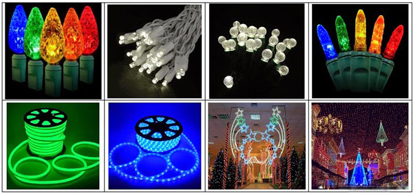 Dây đèn led trang trí ngoài trời