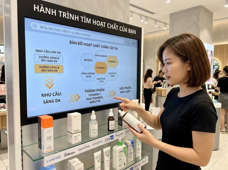 Định vị ingredient led beauty lấy thành phần làm trung tâm tạo khác biệt