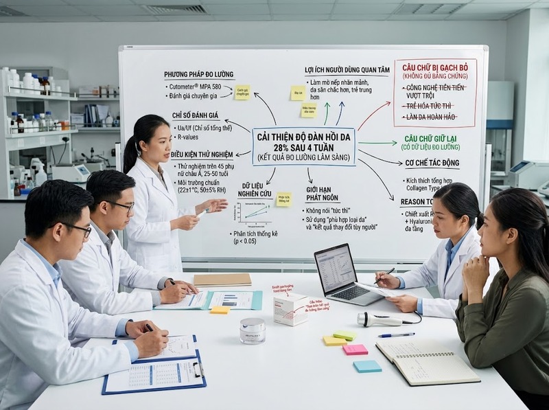 Định vị science backed beauty dùng bằng chứng khoa học để tạo khác biệt
