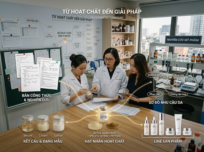 Định vị skincare theo thành phần biến hoạt chất chủ lực thành dấu ấn thương hiệu