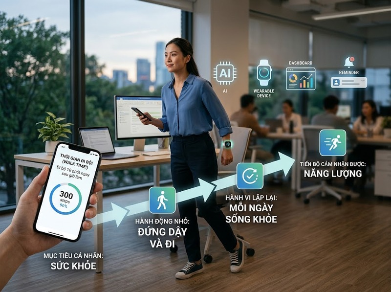 Định vị wellness app nhấn mạnh kết quả sức khỏe thay vì tính năng công nghệ