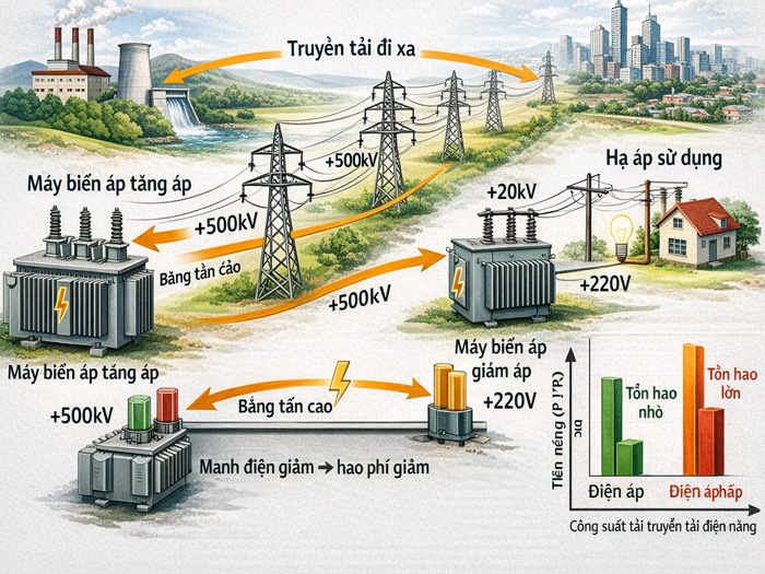 Dòng điện xoay chiều hoạt động như thế nào và biến đổi ra sao