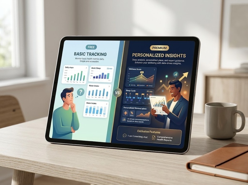 Freemium wellness app chuyển người dùng miễn phí thành khách trả tiền ra sao?