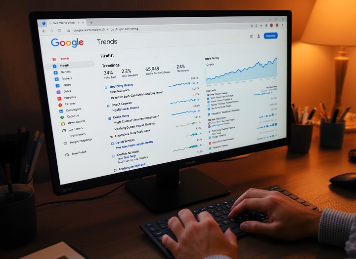 Dùng Google Trends để theo dõi xu hướng từ khóa sức khỏe
