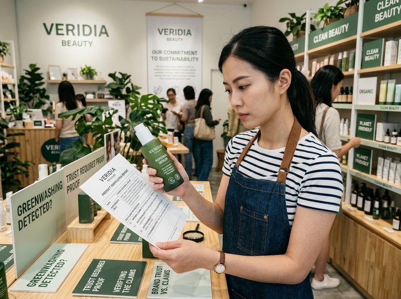 Greenwashing beauty brand ảnh hưởng credibility và cam kết bền vững ra sao?