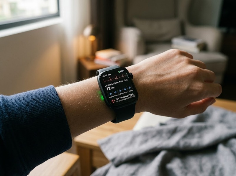 HRV smartwatch giúp quan sát xu hướng stress, phục hồi và thích nghi ra sao?