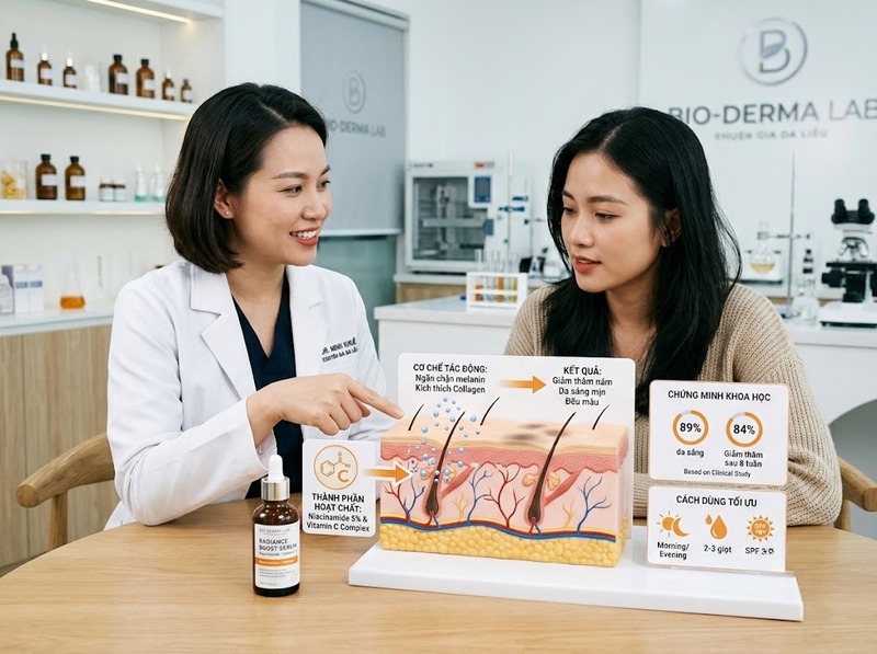 Khoa học trong thương hiệu mỹ phẩm tạo uy tín mà vẫn dễ hiểu ra sao?