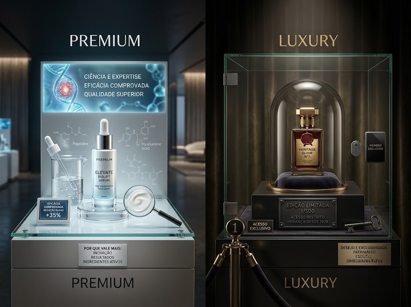 So sánh luxury beauty và premium beauty về khan hiếm và giá trị thương hiệu