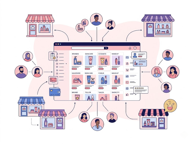 So sánh marketplace và cửa hàng mỹ phẩm online về cấu trúc kinh doanh