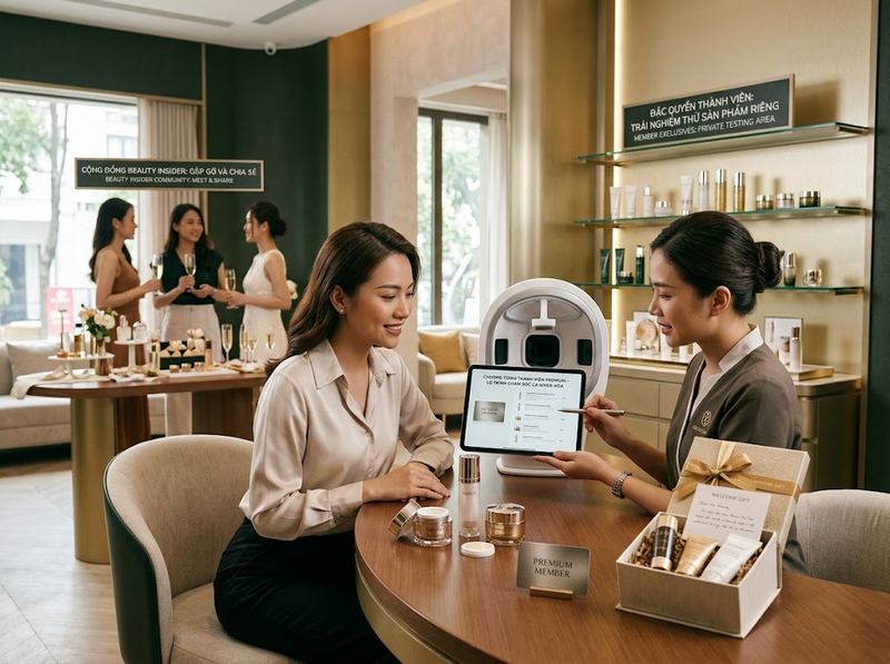 Phân biệt membership và subscription mỹ phẩm về quyền lợi và doanh thu