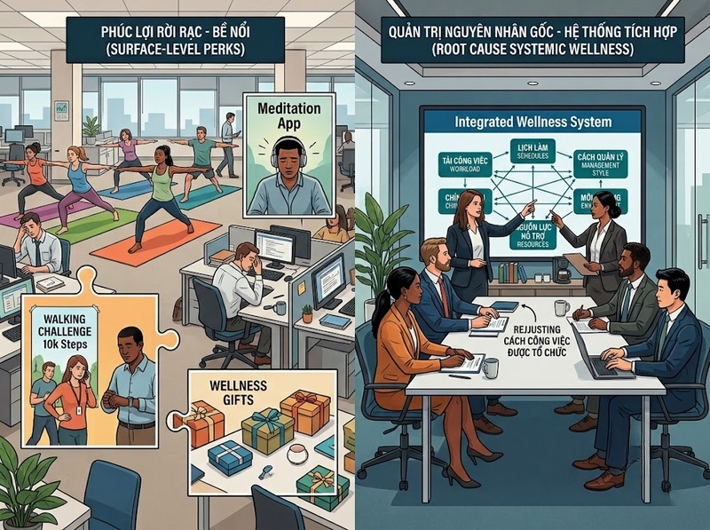 Mô hình corporate wellness tạo giá trị cho doanh nghiệp và nhân viên ra sao?