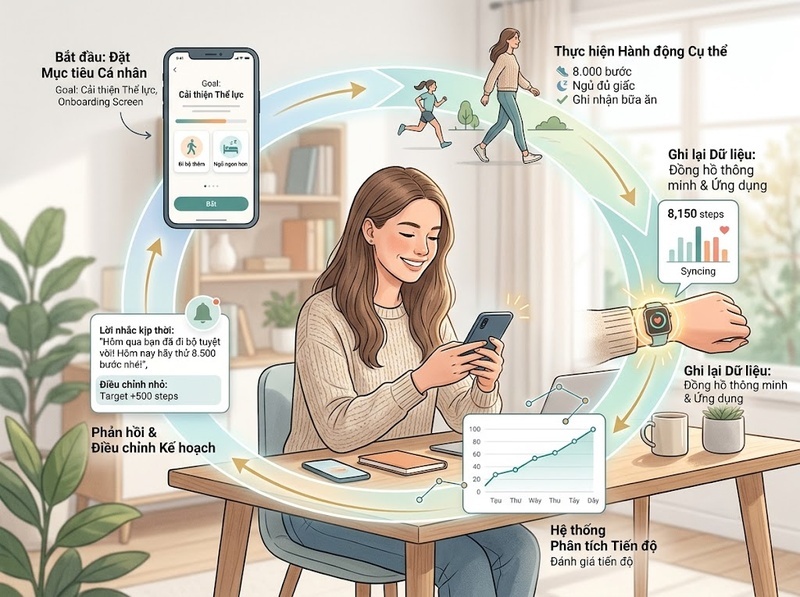 Mô hình digital wellness coaching cung cấp và thu giá trị như thế nào?