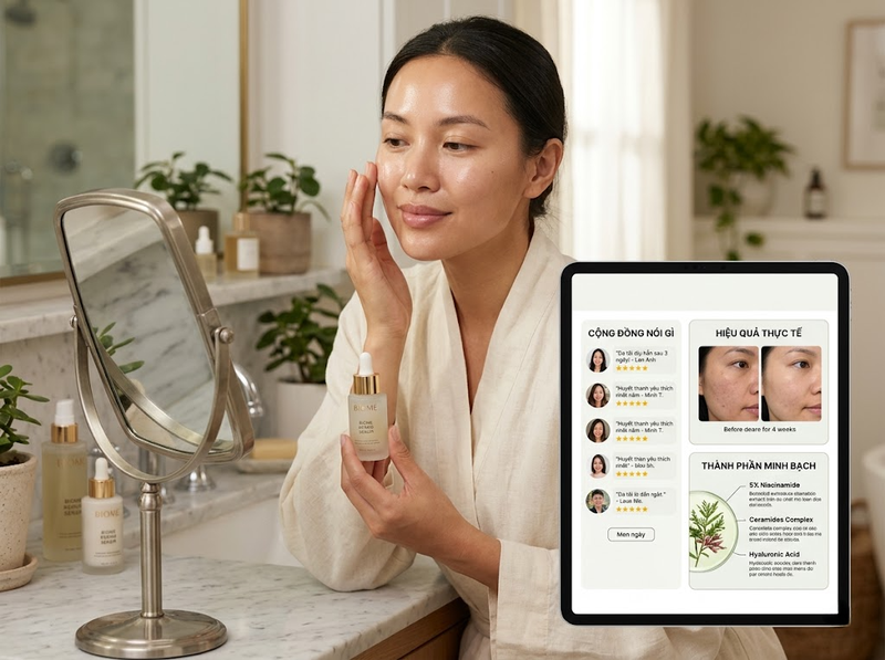 Mô hình hero product beauty brand tăng trưởng từ một sản phẩm ra sao?