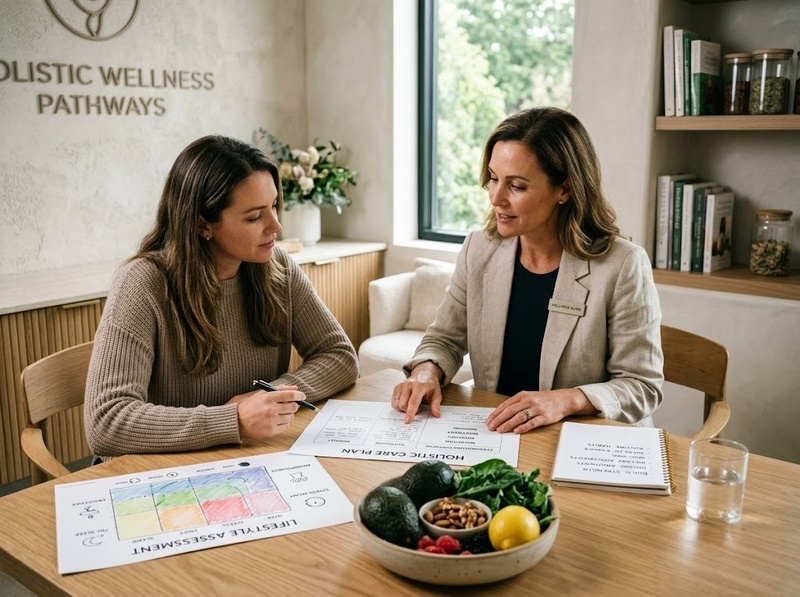 Mô hình holistic wellness center tích hợp nhiều nhu cầu chăm sóc ra sao?