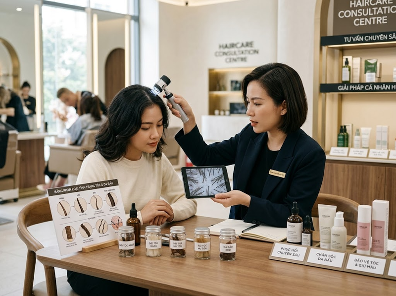 Mô hình kinh doanh haircare chuyên biệt tạo lợi thế gì trước beauty đa danh mục?