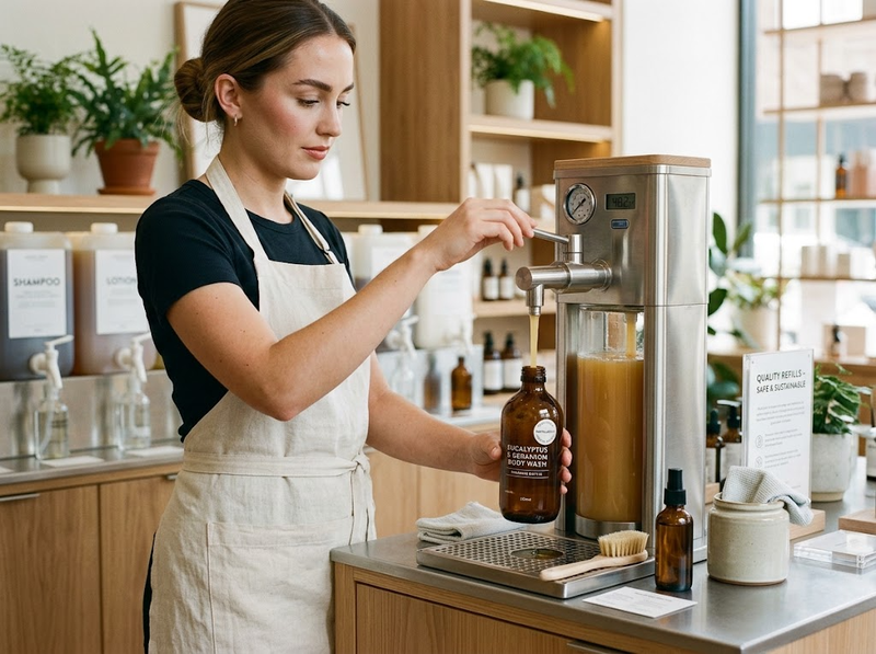 Mô hình refill mỹ phẩm tạo doanh thu và giảm bao bì ra sao?