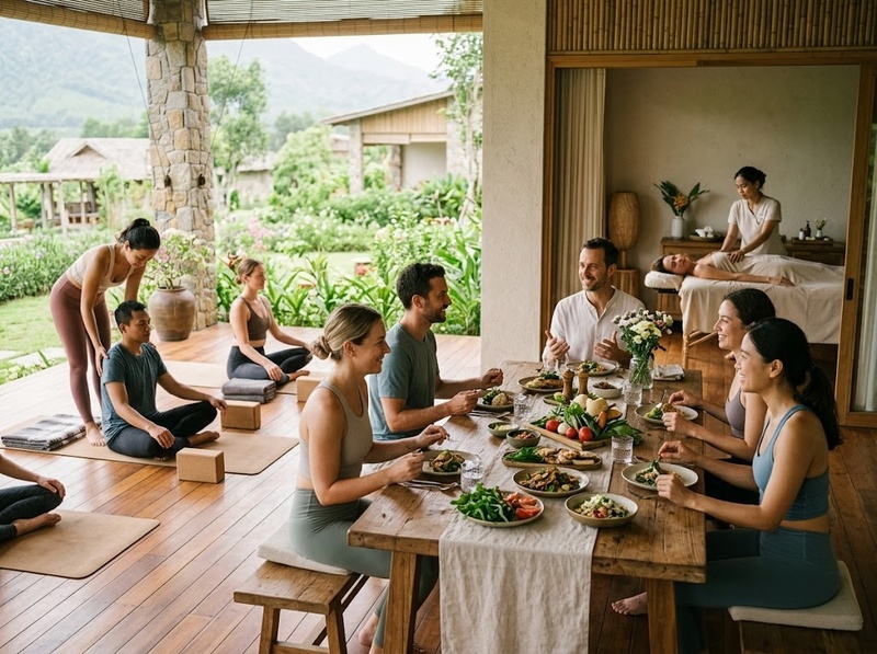 Mô hình wellness retreat biến chương trình trải nghiệm thành doanh thu ra sao?