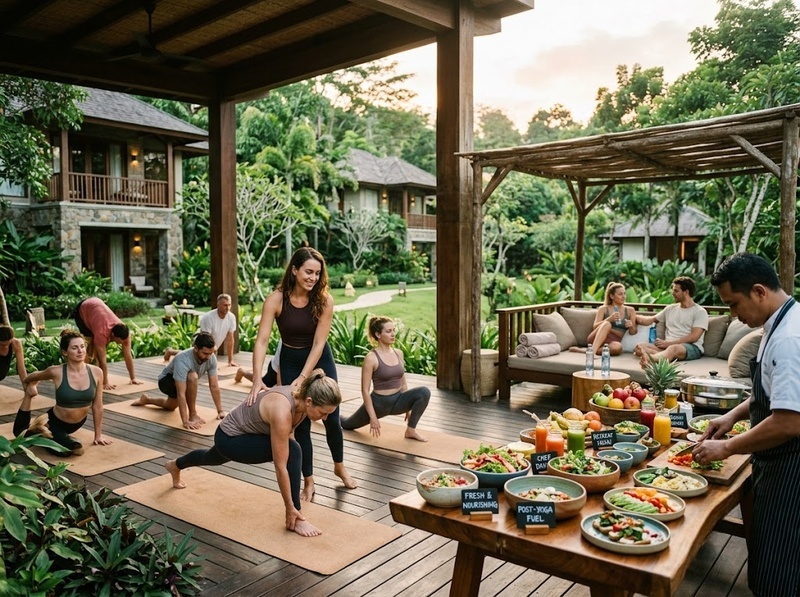 Mô hình yoga retreat kết hợp lưu trú, tập luyện và trải nghiệm ra sao?
