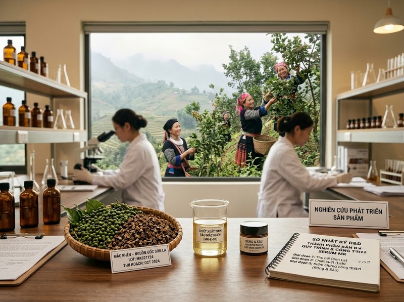 Nguyên liệu bản địa thương hiệu mỹ phẩm kết nối nguồn gốc và bản sắc ra sao?