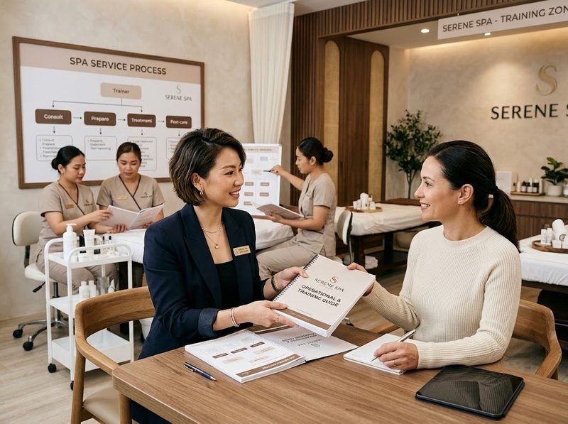Nhượng quyền spa phân chia thương hiệu, vận hành và doanh thu ra sao?