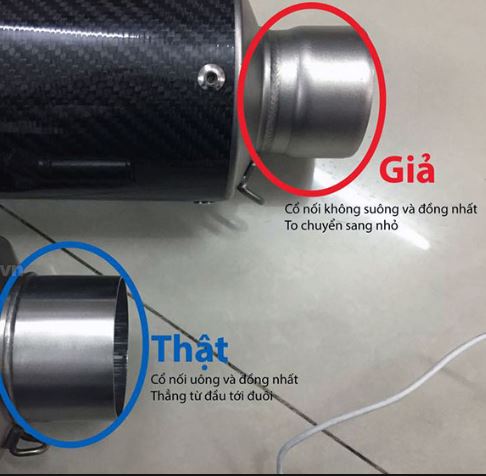 Cách phân biệt pô akrapovic thật và giả