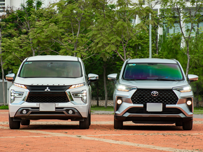 So sánh Xpander và Veloz nên mua xe nào cho gia đình