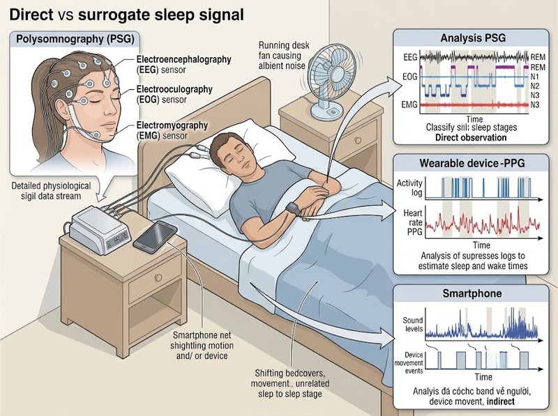 So sánh thiết bị và ứng dụng theo dõi giấc ngủ về dữ liệu và độ tiện dụng