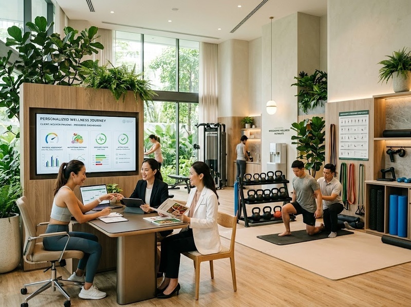 So sánh wellness center và spa về phạm vi dịch vụ và doanh thu
