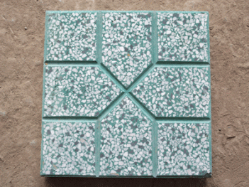 Tan tành vỉa hè gạch terrazzo - Làm đẹp
