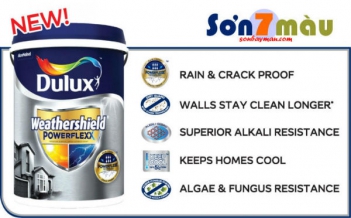 Sơn Dulux ngoài trời chống nóng - Làm đẹp