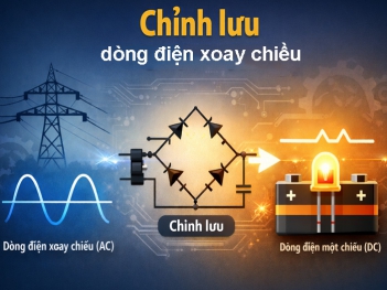 Chỉnh lưu dòng điện xoay chiều là gì? cách chuyển thành dòng 1 chiều