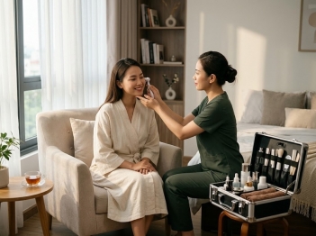 Dịch vụ làm đẹp tại nhà khác salon cố định thế nào?