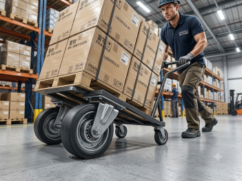 Những yếu tố của bánh xe đẩy quyết định lực đẩy khi vận chuyển hàng