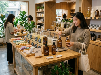Mô hình mỹ phẩm không bao bì hoạt động thế nào?