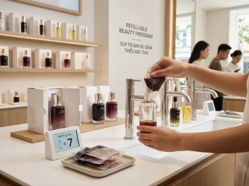 Refill và mỹ phẩm đóng gói truyền thống khác nhau thế nào?