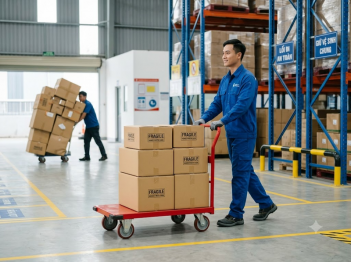 Cách xác định tải trọng xe đẩy an toàn, hạn chế quá sức khi vận chuyển