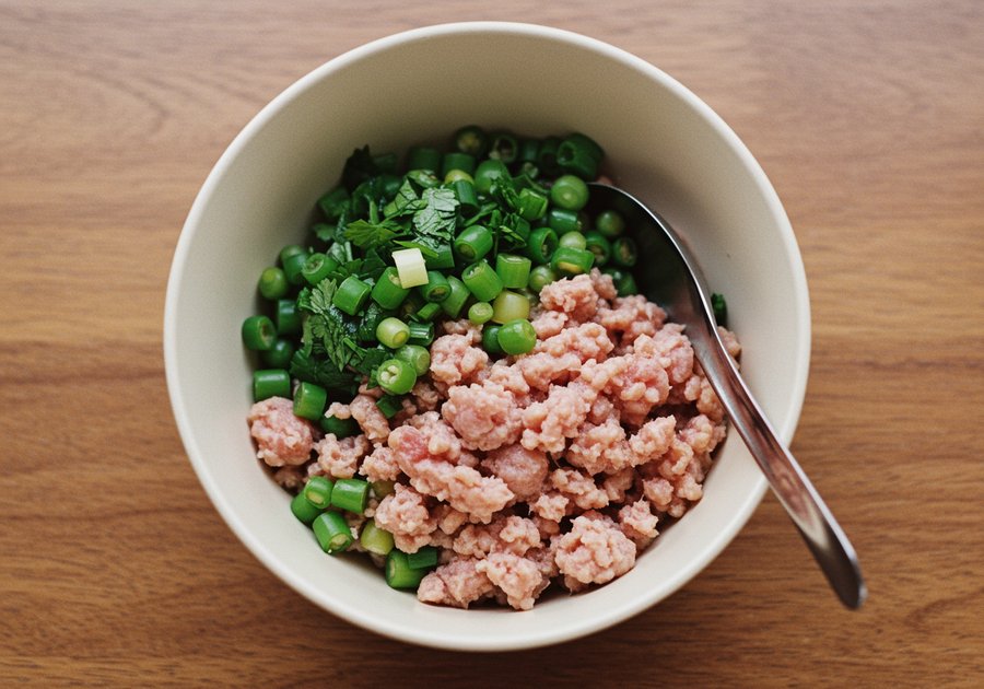 cách nấu cháo thịt và rau