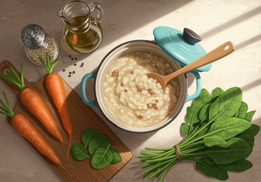 cháo dinh dưỡng cho bé 6 tháng